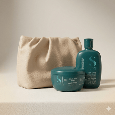 Alfaparf Semi Di Lino Reparative Pack Shampoo 250 ml + Mascarilla 200 ml Cabello Dañado