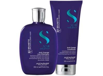 Alfaparf Milano Dúo Anti-Orange Shampoo + Acondicionador Tonos Cobrizos