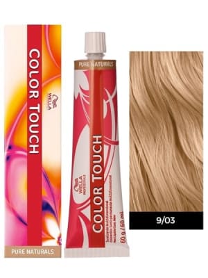 Wella Professionals Color Touch Tinte Semipermanente Rubio Extra Claro Natural Dorado 9/03 60 gr