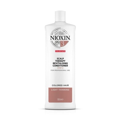 Nioxin Sistema 3 Acondicionador Revitalizante Cabello Fino con Color 1000 ml