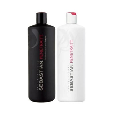 Sebastian Professional Penetraitt Pack XL Shampoo 1000 ml + Mascarilla 500 ml Reparador