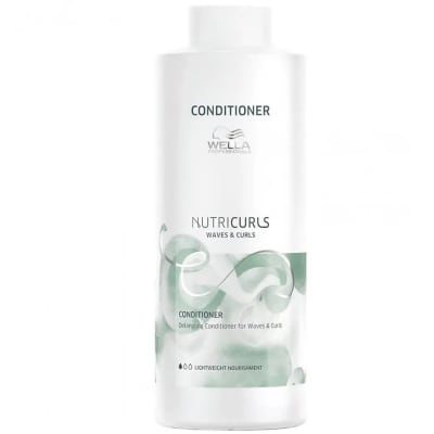 Wella Professionals Nutricurls Acondicionador Cabello Rizado u Ondulado 1000 ml
