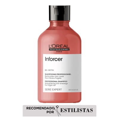 Loreal Inforcer SHAMPOO FORTALECEDOR Y ANTI-QUIEBRE PARA CABELLO FRÁGIL 300 ml