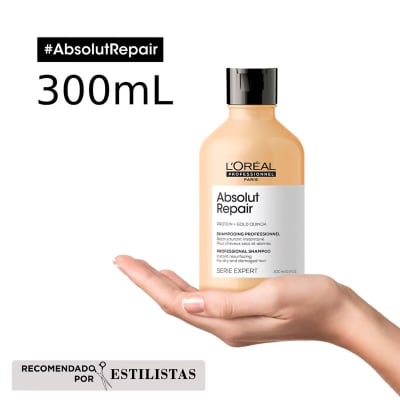 Loreal ABSOLUT REPAIR SHAMPOO DE REPARACIÓN INSTANTÁNEA | 300 ml