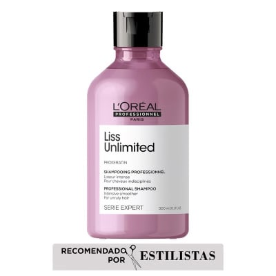 Loreal SHAMPOO ANTI-FRIZZ PARA CABELLO LISO LISS UNLIMITED | 250 ml