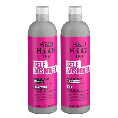 TIGI Bed Head Dúo Self Absorbed Shampoo 750 ml + Acondicionador 750 ml Nutritivo