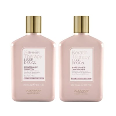 Alfaparf Milano Keratin Therapy Pack Shampoo 250 ml + Acondicionador 250 ml Mantenimiento Post Alisado