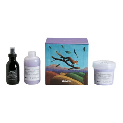 Davines Love Smoothing Pack Shampoo 250 ml + Acondicionador 250 ml + OI All In One Milk 135 ml Control Frizz