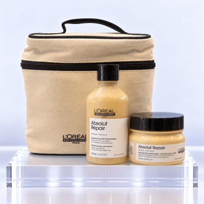 Pack Loreal Professionnel Absolut Repair Shampoo 300 ml + Mascarilla 250 ml + Neceser