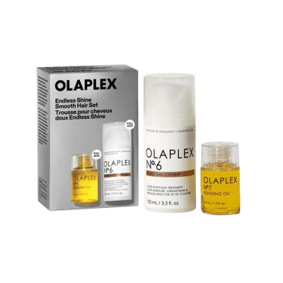 OLAPLEX Pack Nº6 Bond Smoother + Nº7 Bonding Oil – Antifrizz, Brillo y Reparación