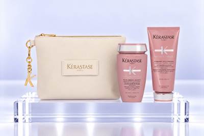 Kerastase Chroma Absolu Pack Cabello Teñido Shampoo 250 ml + Acondicionador 200 ml + Bolso