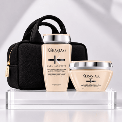 Kerastase Curl Manifesto Pack Shampoo 250ml + Mascarilla 200ml + bolso