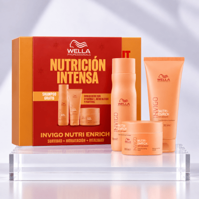 Wella Professionals Invigo Nutri-Enrich Pack Shampoo + Acondicionador + Mascarilla