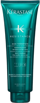 KERASTASE Resistance Shampoo BAIN THERAPISTE Reparador para cabello muy dañado 450ml
