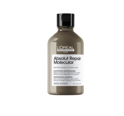 Loreal Shampoo Reparador Molecular Para Cabello Dañado - Absolut Repair Molecular 300 Ml