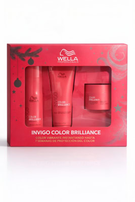 Wella Professionals Invigo Color Brilliance Pack Shampoo + Acondicionador + Mascarilla Cabello Teñido