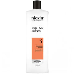 Nioxin Sistema 4 Shampoo Cabello Teñido con Adelgazamiento Avanzado 1000 ml 0