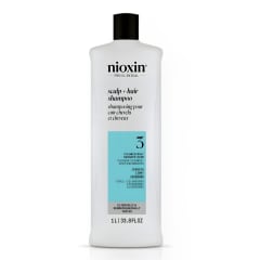 Nioxin Sistema 3 Shampoo Cabello Fino Teñido con Adelgazamiento Leve 1000 ml 0