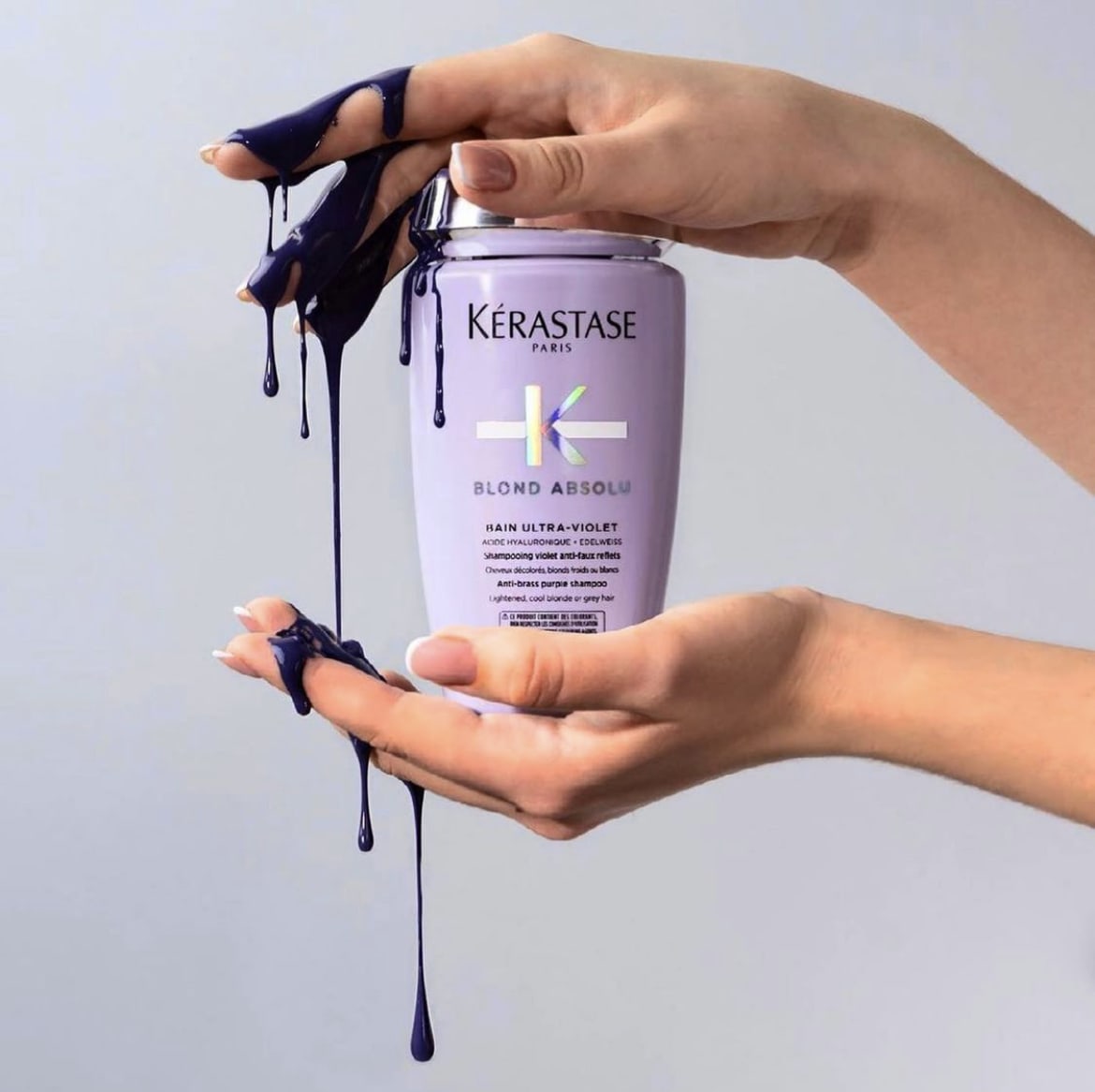 Shampoo Kérastase Blond Absolu Ultra Violet cabello para rubio con mechas 250ml3