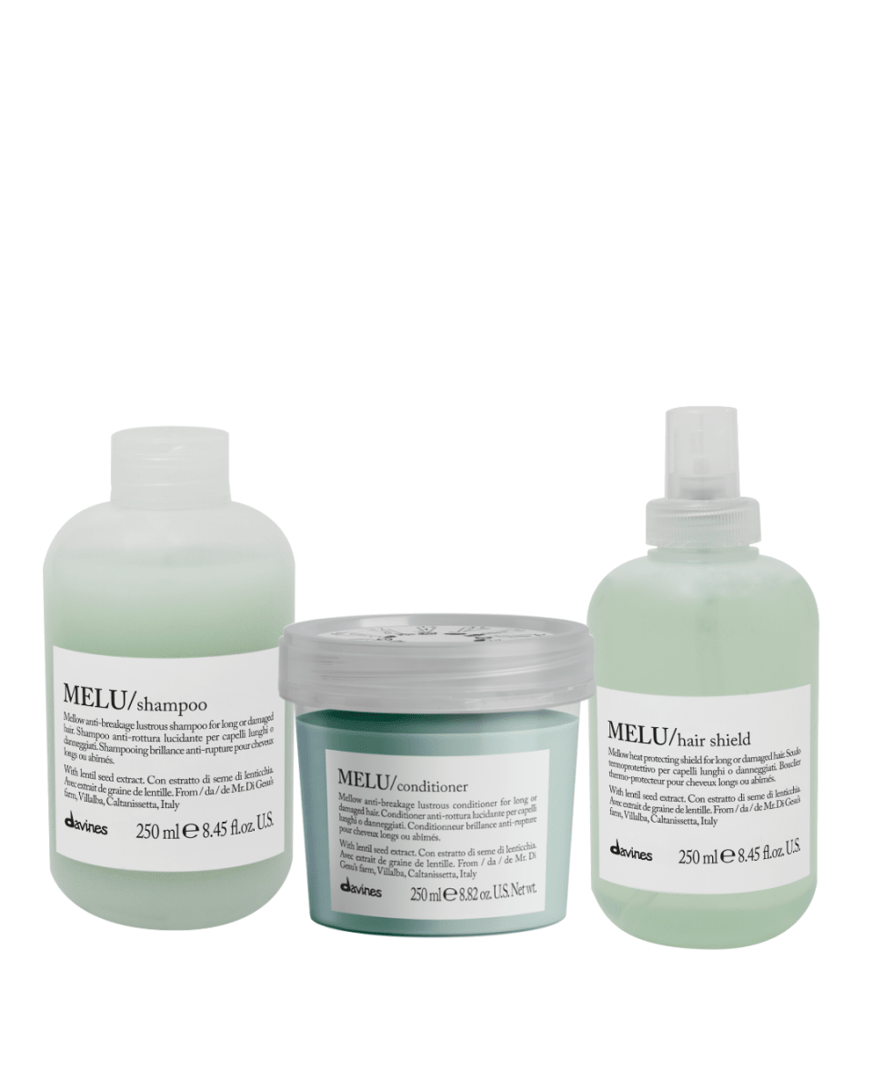 Davines Melu Pack Completo Shampoo + Acondicionador + Hair Shield 250 ml1