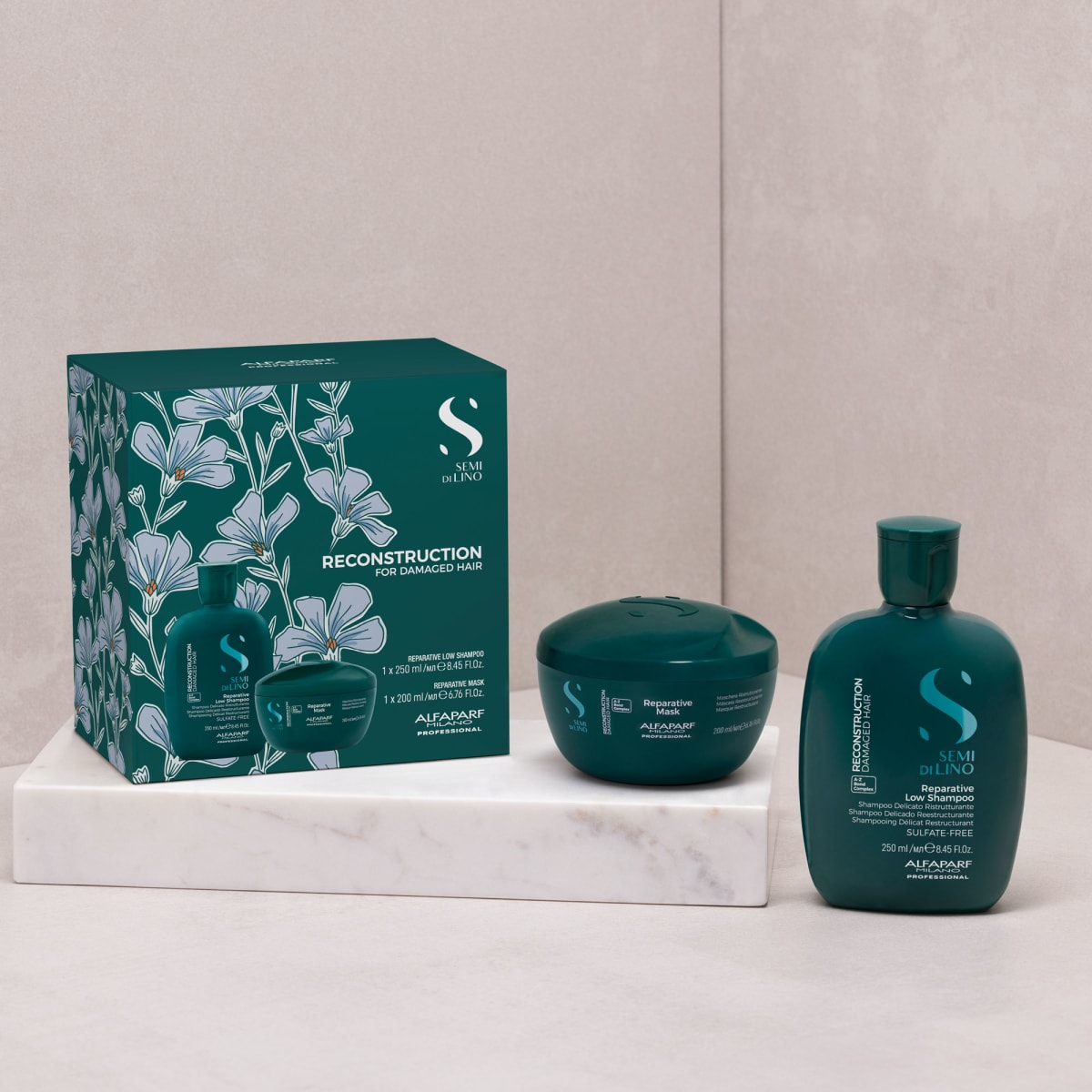 Pack Reconstruction Alfaparf Shampoo+ Mascarilla1