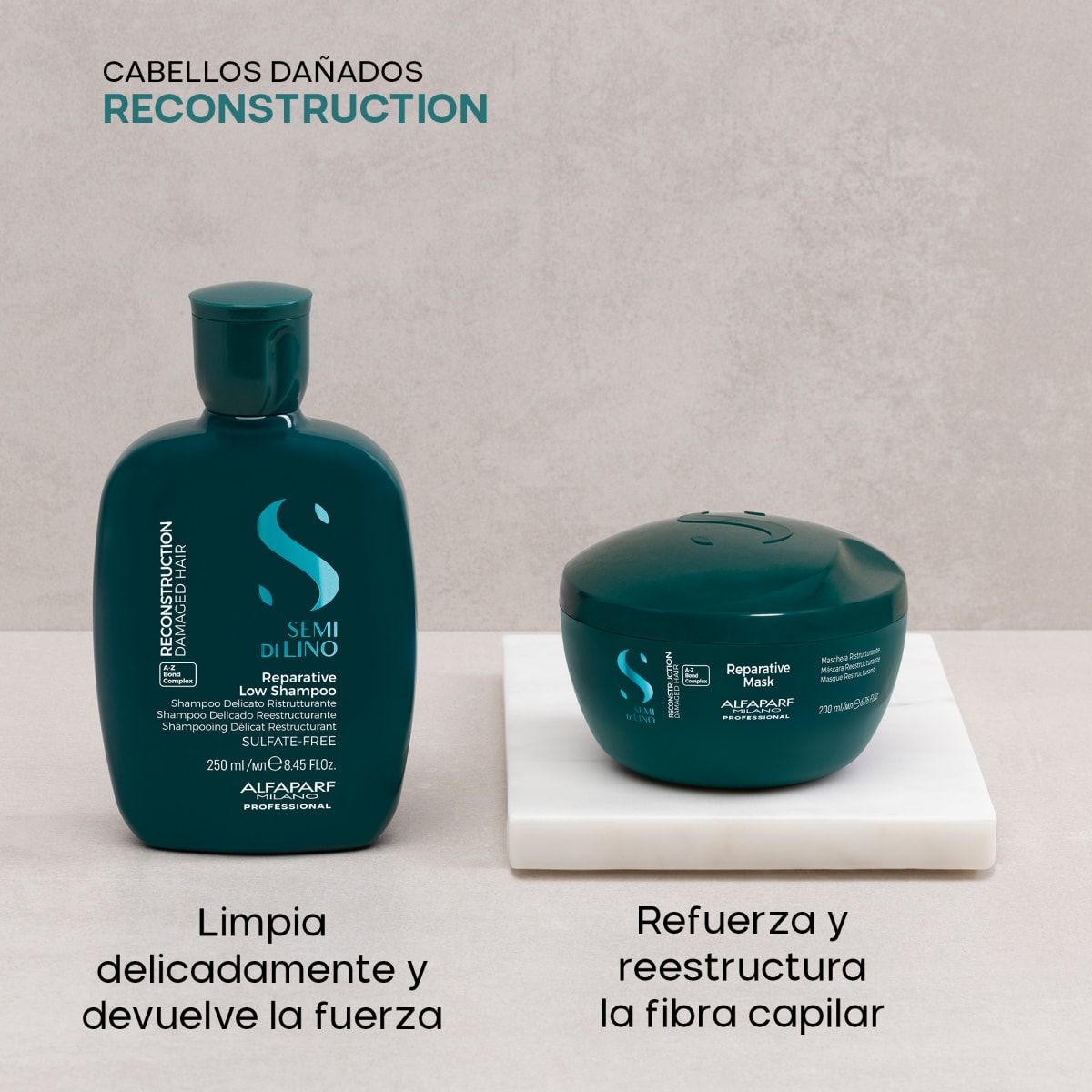 Pack Reconstruction Alfaparf Shampoo+ Mascarilla2