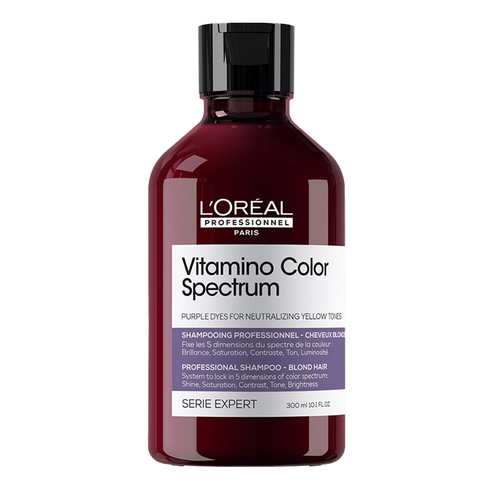 Loreal Vitamino Color Spectrum Shampoo Matizador para el cuidado del cabello rubio 300ml1