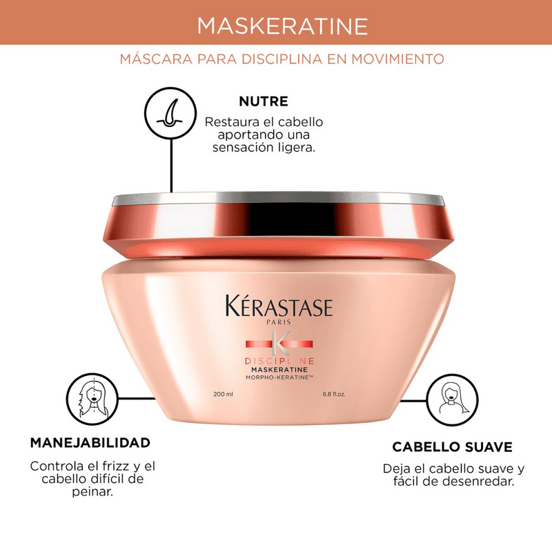 KERASTASE DISCIPLINE MASCARILLA MASKERATINE Cabello con frizz 200ml1