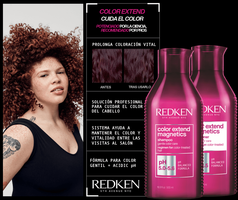 PACK COLOR EXTEND MAGNETICS XL 500ML REDKEN4