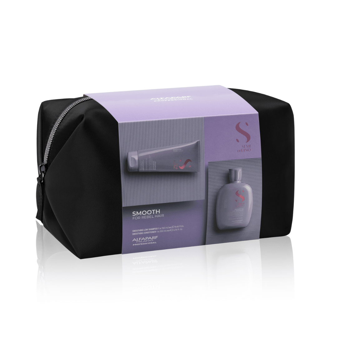 Alfaparf Milano Semi Di Lino Smoothing Pack Shampoo + Acondicionador Alisado3