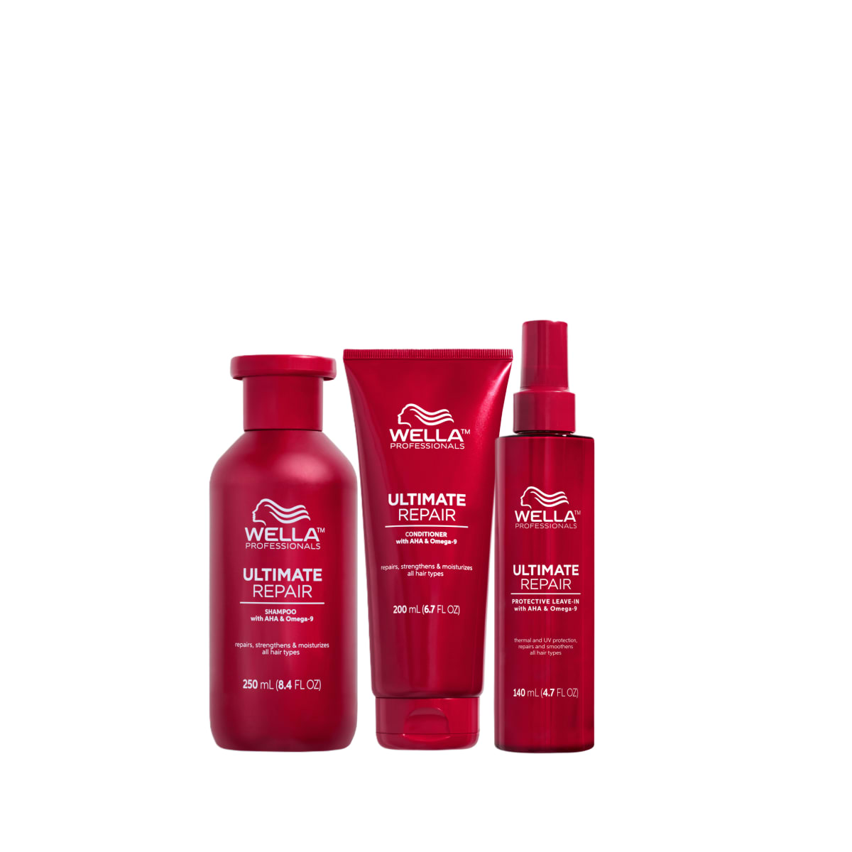 Wella Professionals Ultimate Repair Pack Shampoo + Mascarilla + Leave-In Reparador1