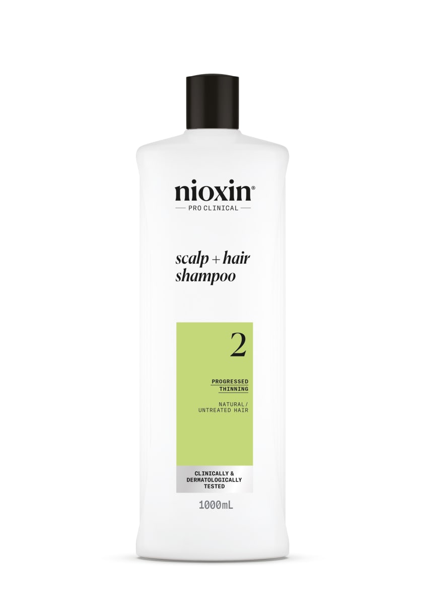 Nioxin Sistema 2 Shampoo Cabello Natural con Adelgazamiento Avanzado 1000 ml1