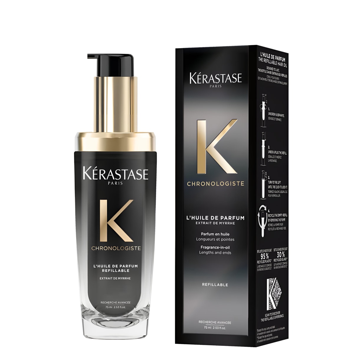 KERASTASE CHRONOLOGISTE Huile de Parfum Recargable Cuidado antiedad 75ml5