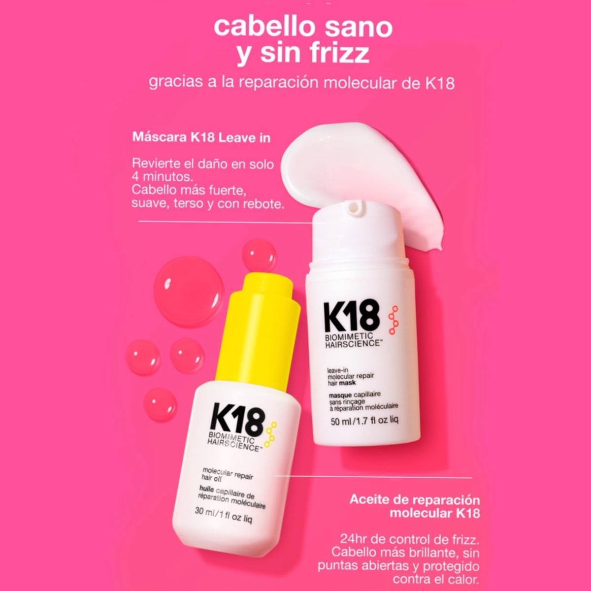 Trio Pack K18 Reparación Molecular4