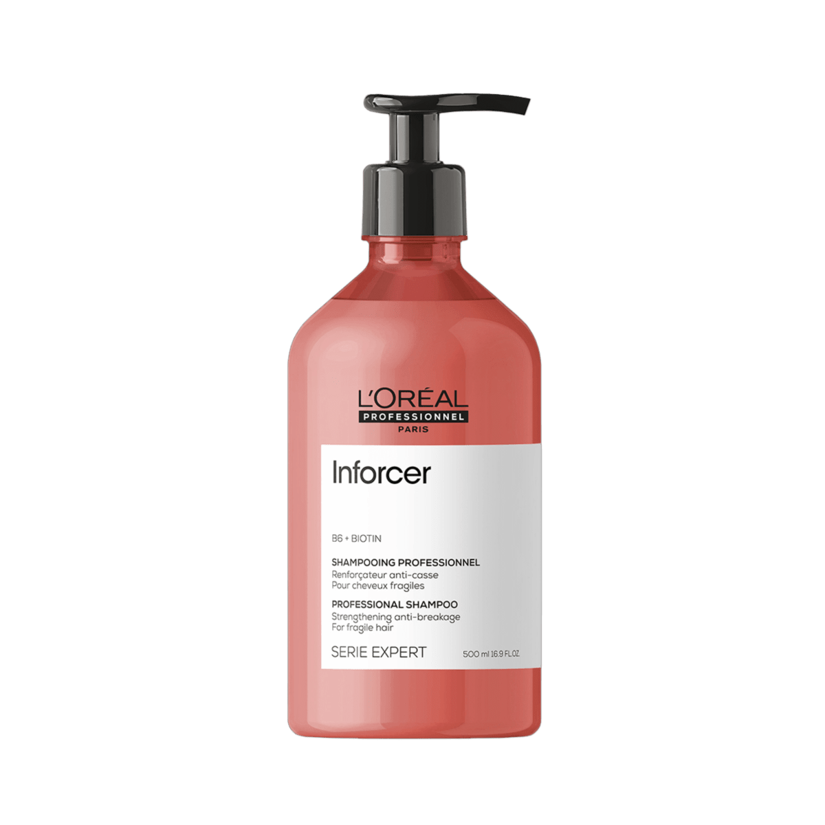 Loreal Inforcer Shampoo fortalecedor y atiquiebre 500ml1