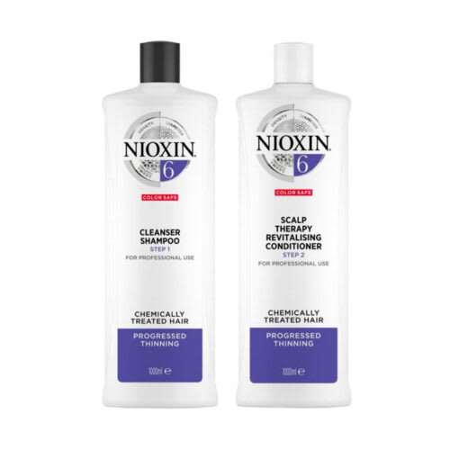 NIOXIN DUO SISTEMA 6 XL - Shampoo + Conditioner 1000ml1
