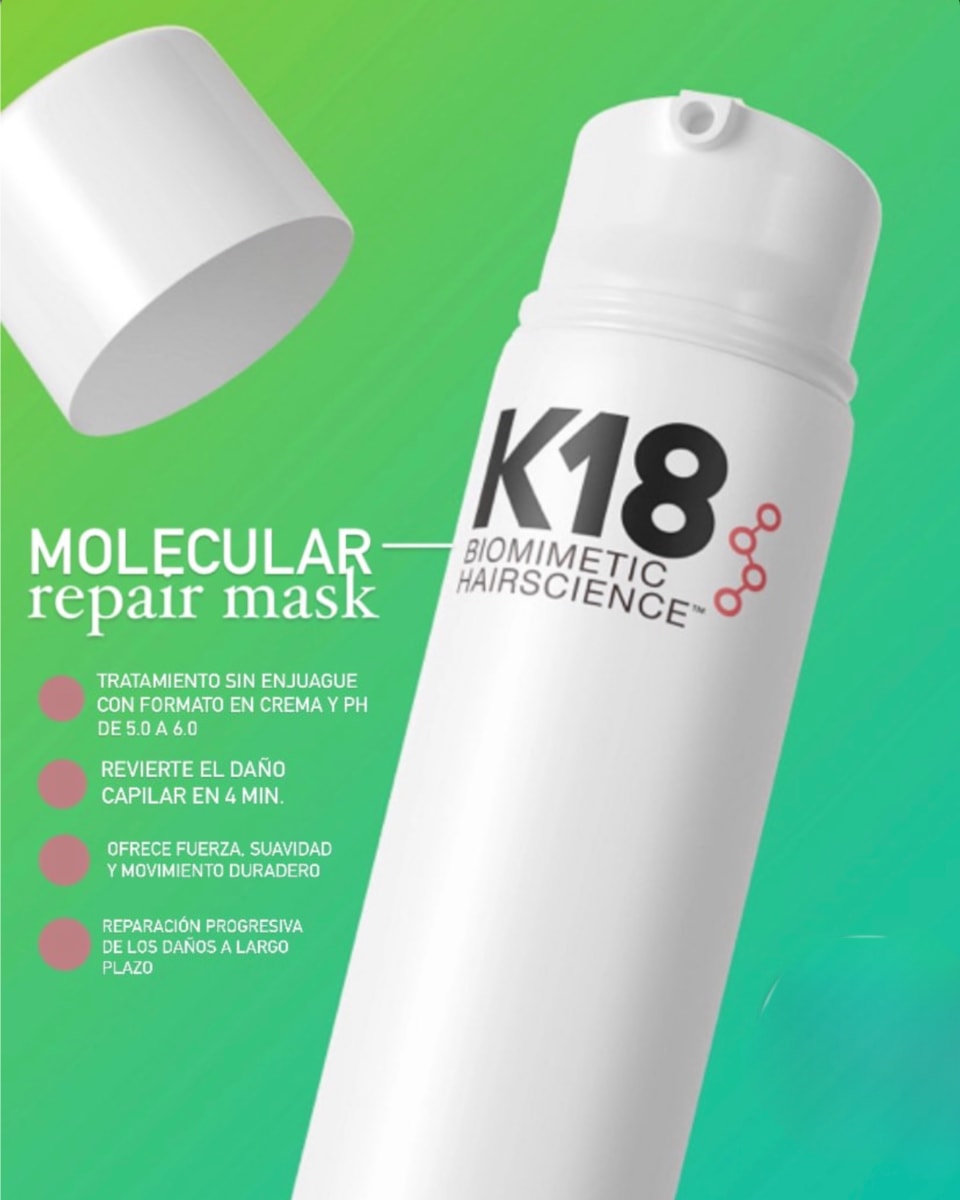 K18 mascarilla capilar reparadora molecular sin enjuague 150ml2
