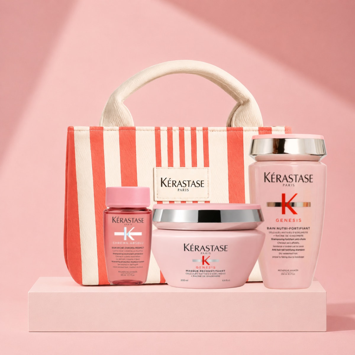 Kerastase Genesis pack anticaída shampoo 250 ml + mascarilla 200 ml + travel size2