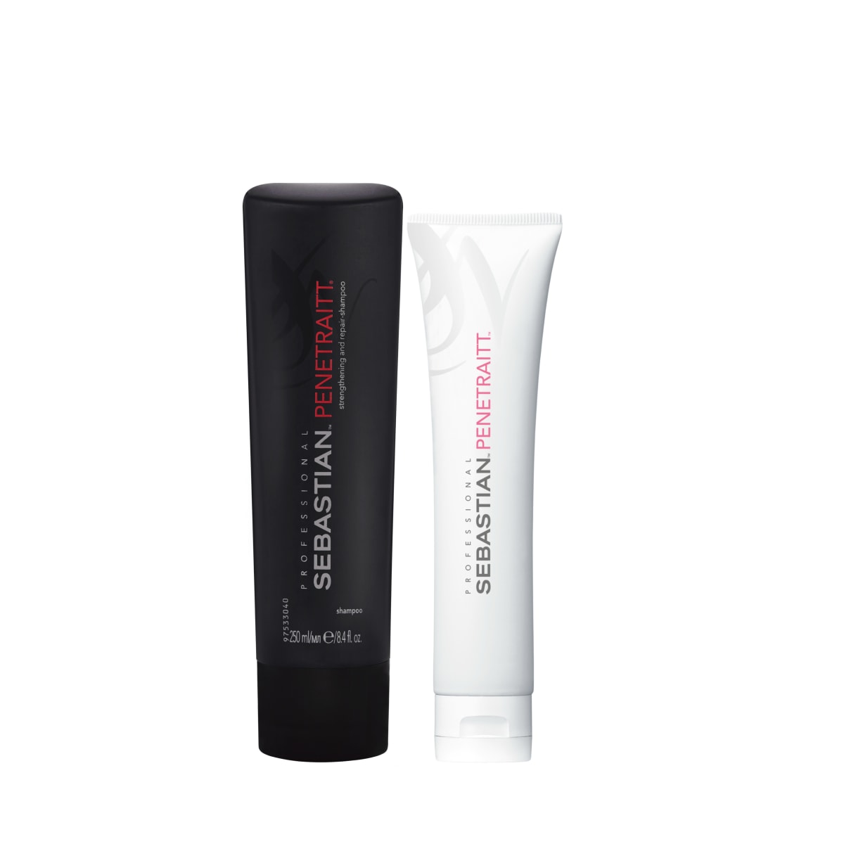 Sebastian Professional Penetraitt Dúo Shampoo 250 ml + Mascarilla 150 ml Reparador Cabello1