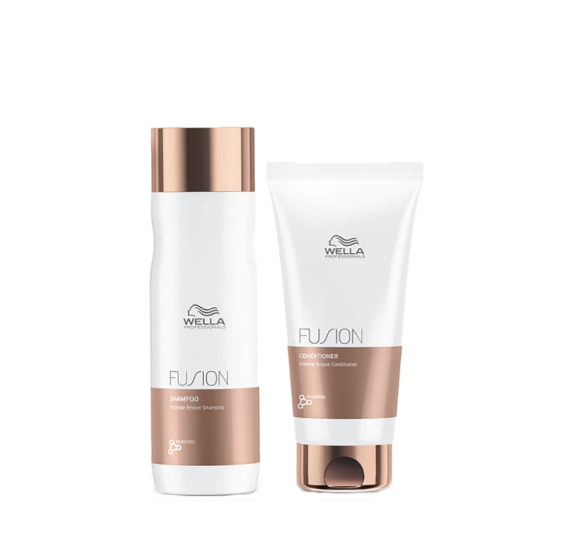 Wella Professionals Fusion Pack Shampoo 250 ml + Acondicionador 200 ml Reparación Intensa1