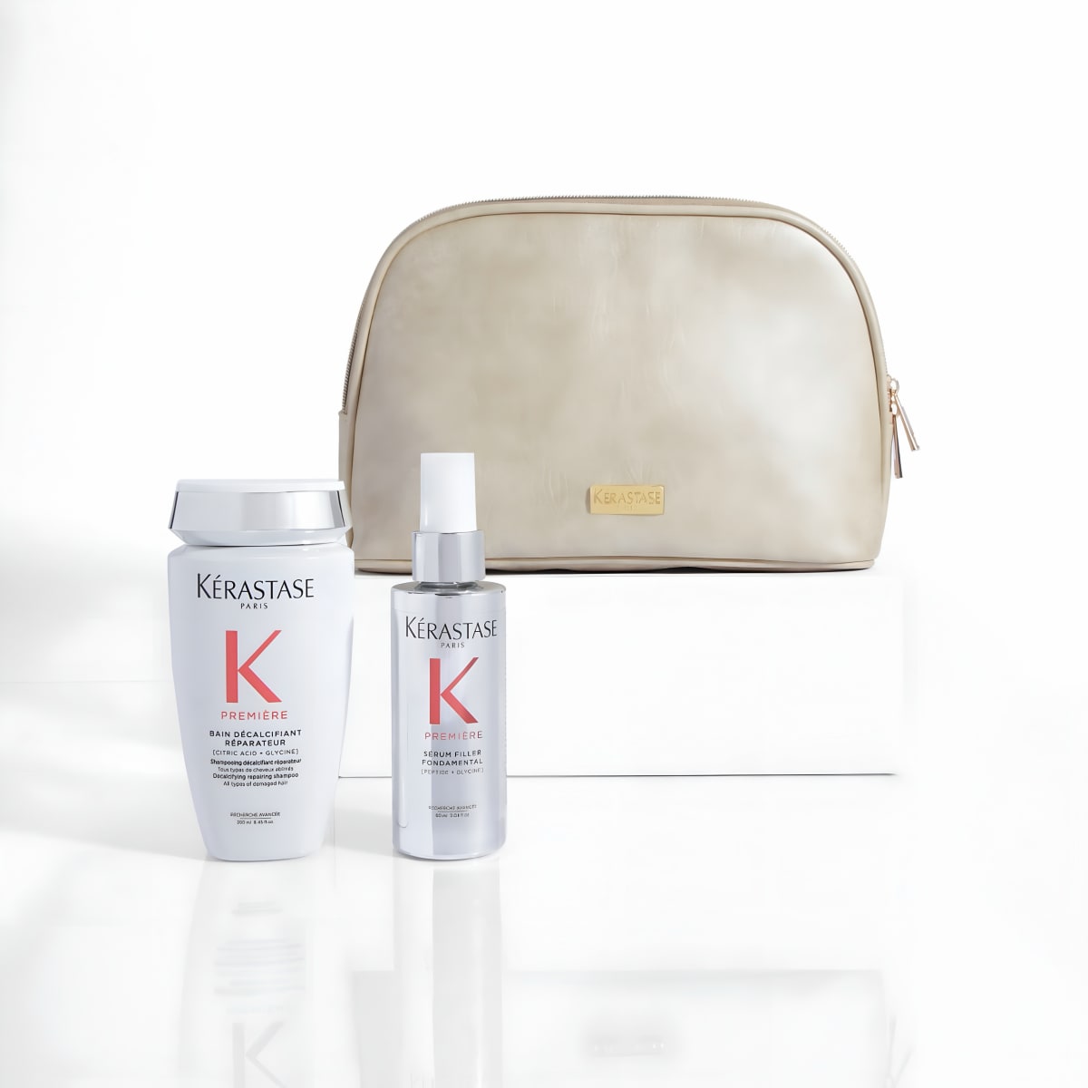 Kerastase Premiere Pack Reparación Cabello Dañado Shampoo 250ml + Serum 90ml + Neceser1