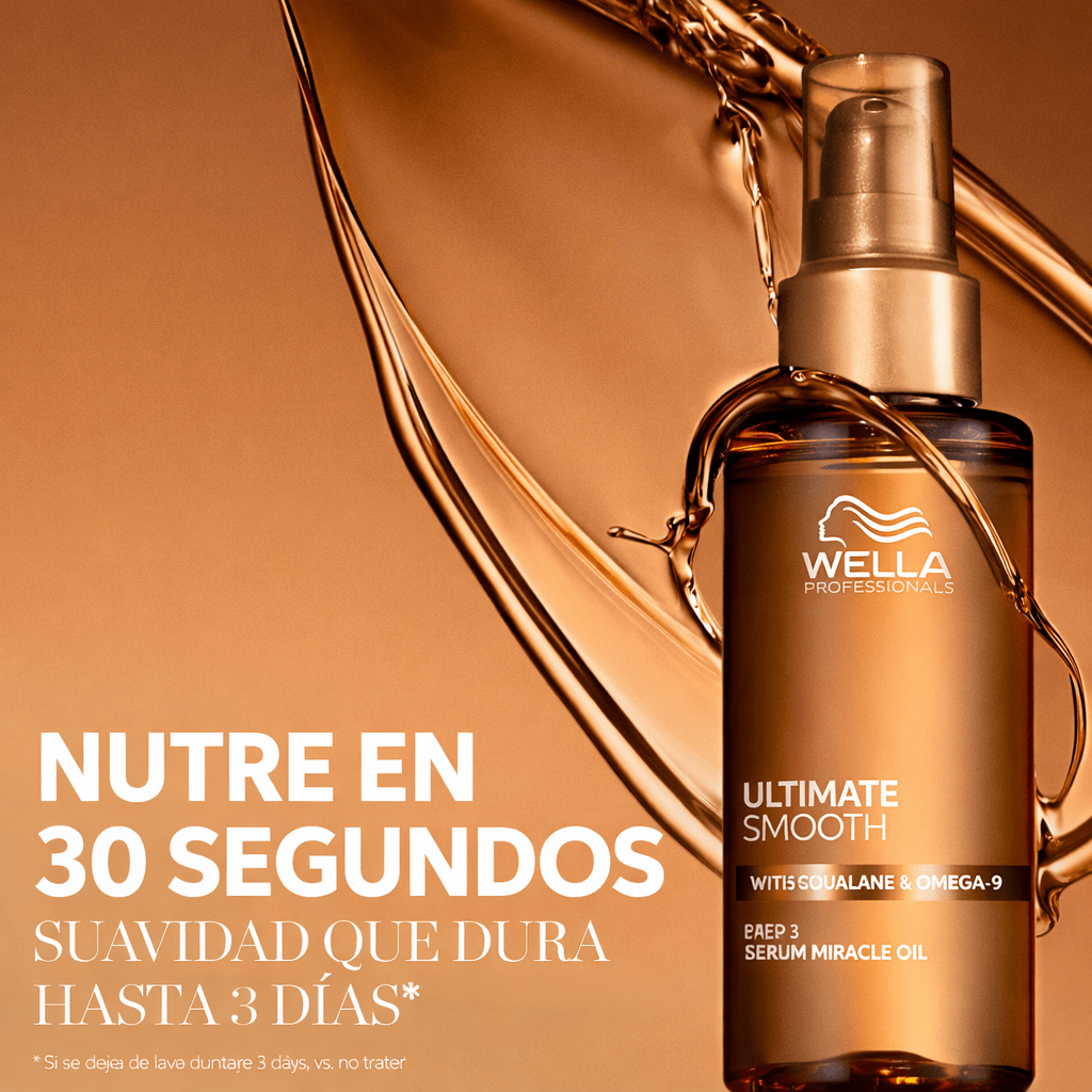 Wella Professionals Ultimate Smooth Miracle Oil Sérum Nutrición y Control del Frizz 100 ml8