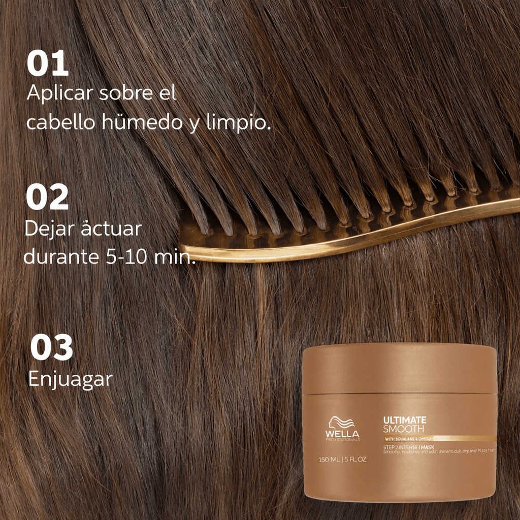 Wella Professionals Ultimate Smooth Mascarilla Control del Frizz 150 ml3