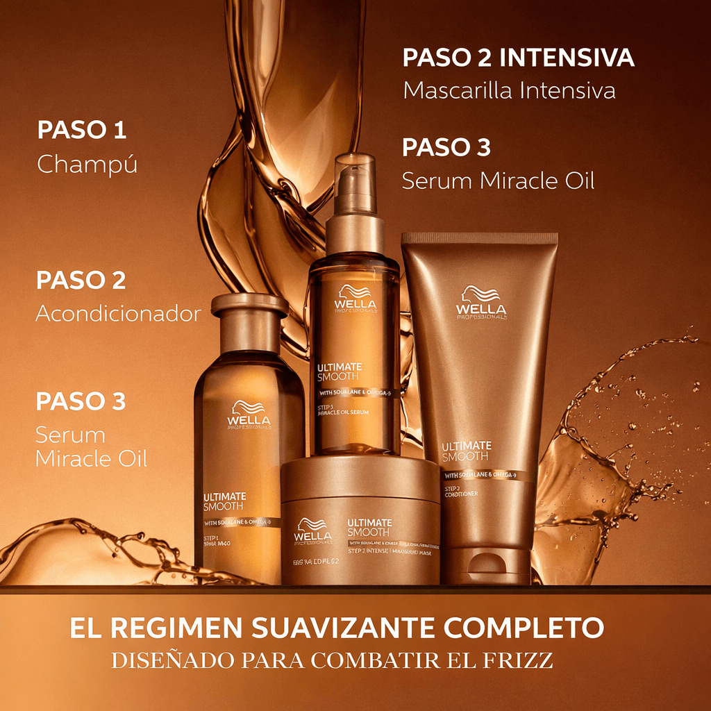 WELLA Ultimate Smooth Acondicionador 200 ml – Suavidad y Control del Frizz5