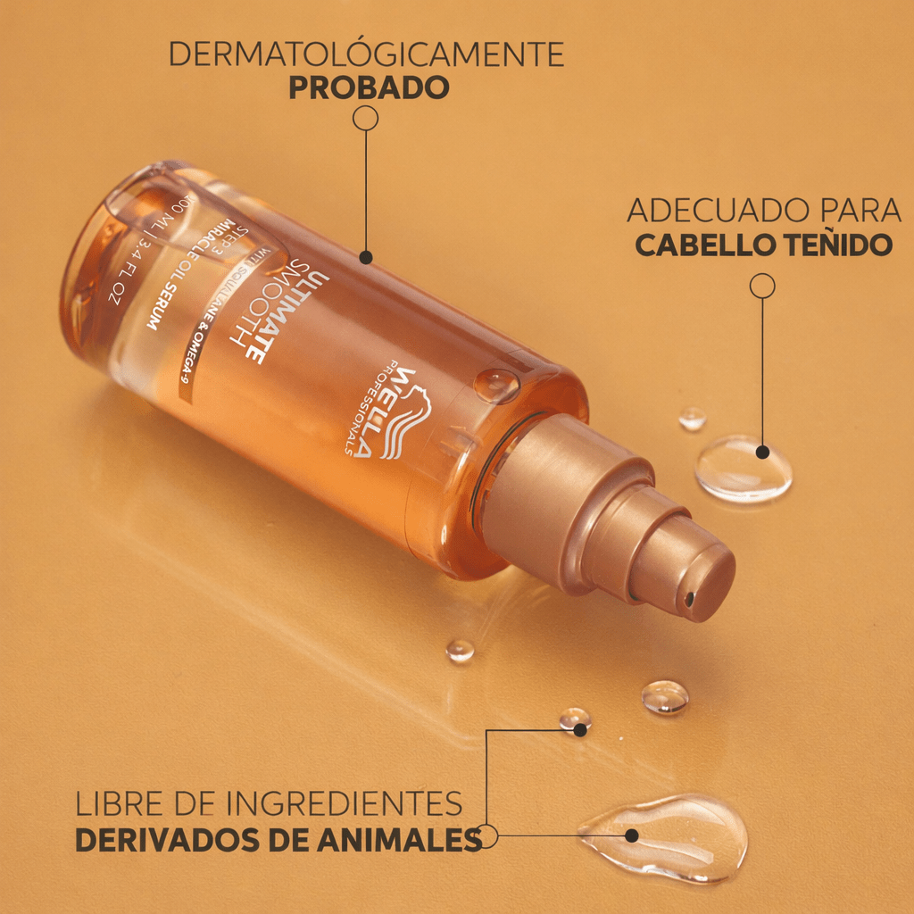 Wella Professionals Ultimate Smooth Miracle Oil Sérum Nutrición y Control del Frizz 100 ml6