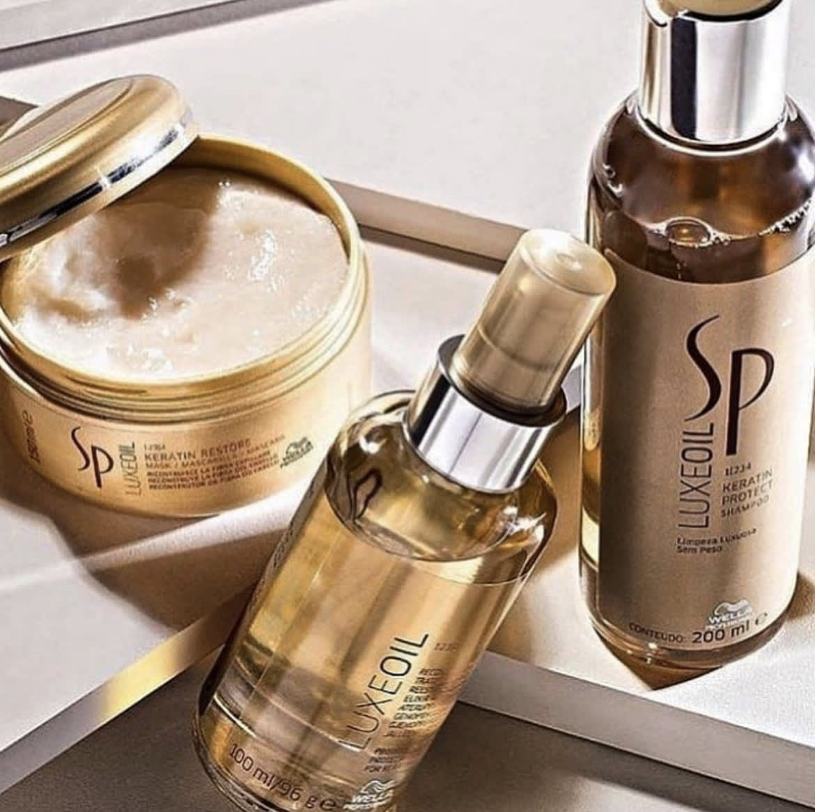 Wella Professionals SP Luxe Oil Keratin Restore Mask Mascarilla Reparadora con Queratina 150 ml3