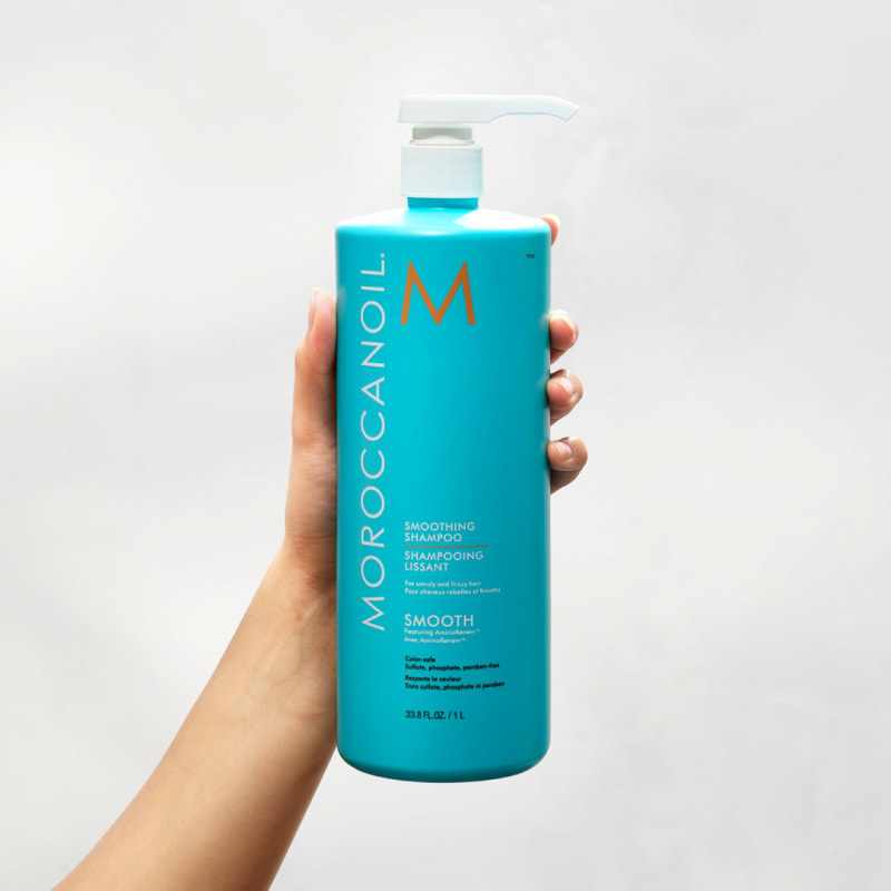 Moroccanoil Champú Suavizante Antifrizz Shampoo Smooth Control Frizz Cabello Rebelde 1000 ml1