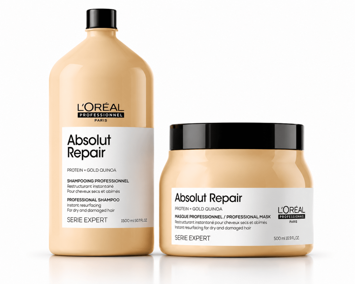 Loreal Professionnel Absolut Repair pack reparación intensa shampoo 1500 ml + mascarilla 500 ml1