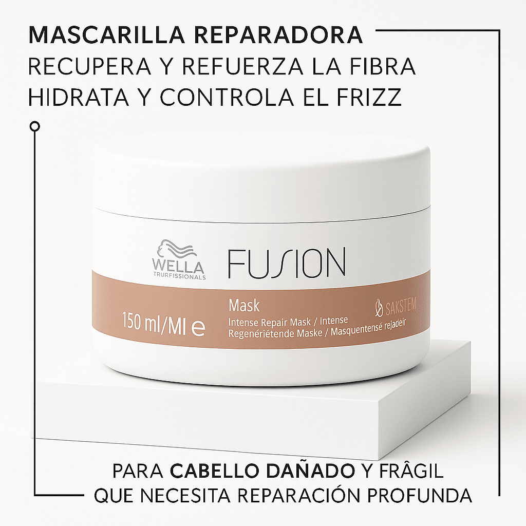 Wella Fusion Intensive Repair Mask 150 ml – Mascarilla Reparadora2