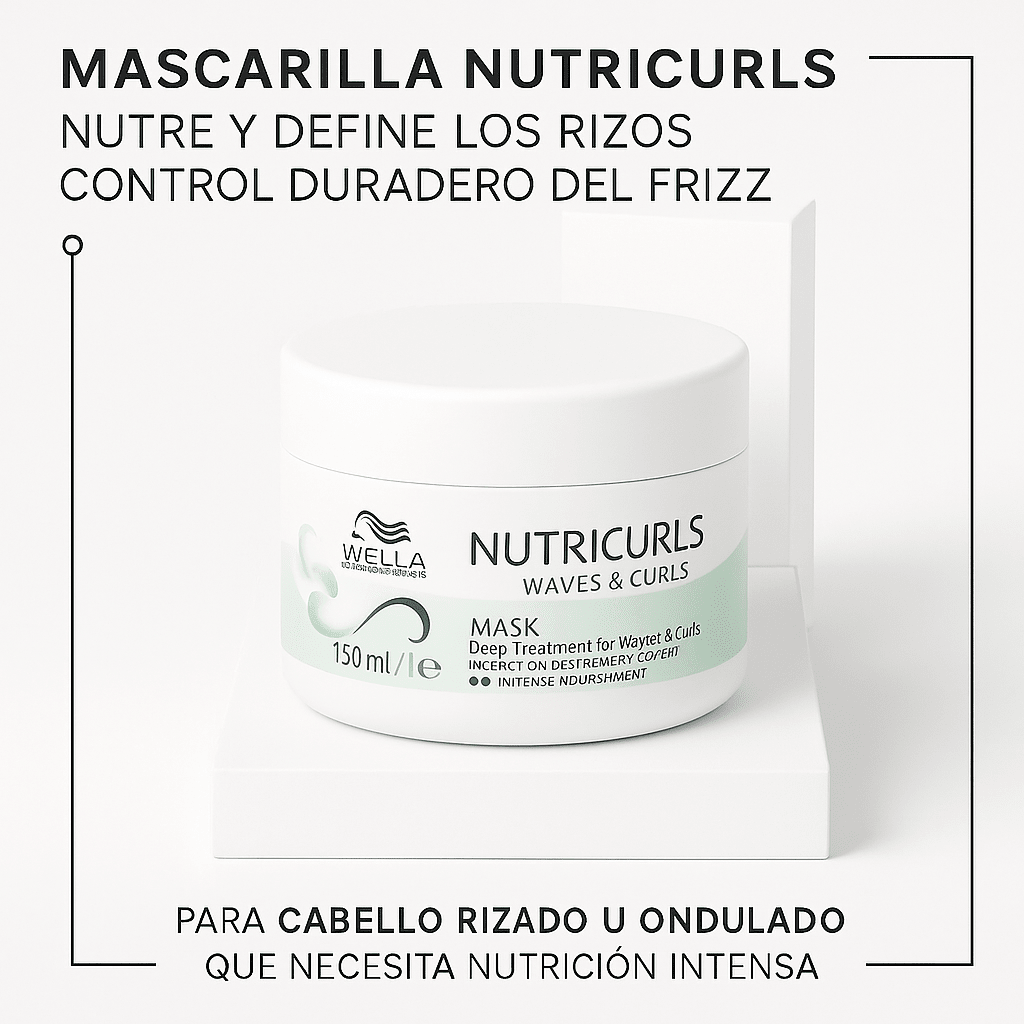 WELLA NUTRICURLS MASCARILLA Para cabello con Rizos 150ML2